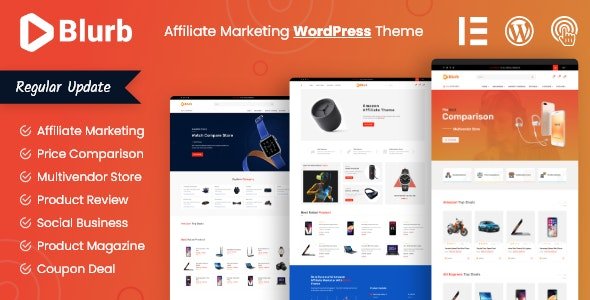 Blurb – Affiliate Marketing WordPress Theme