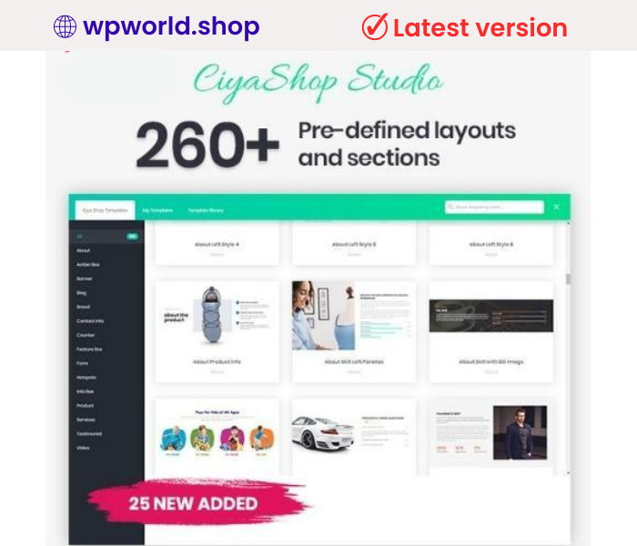 CiyaShop – Responsive Multi-Purpose WooCommerce WordPress Theme