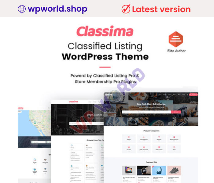 Classima – Classified Ads WordPress Theme