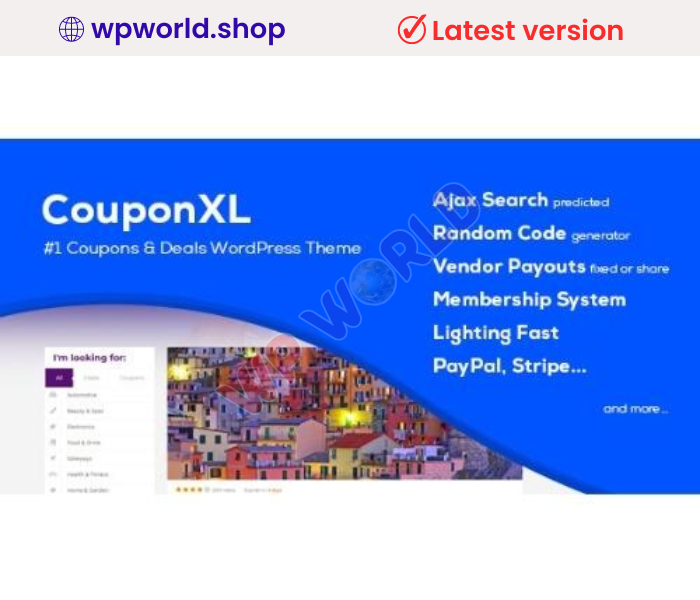 CouponXL – Coupons, Deals & Discounts WP Theme