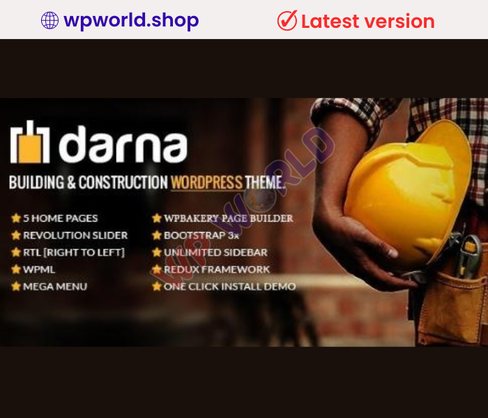 Darna – Building & Construction WordPress Theme