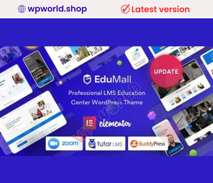 EduMall – Professional LMS Education Center WordPress Theme