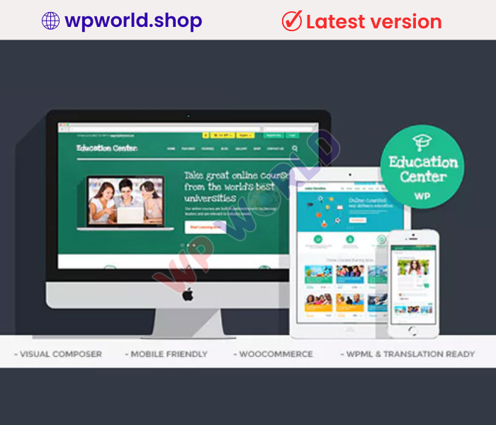 Education Center | Training Courses WordPress Theme
