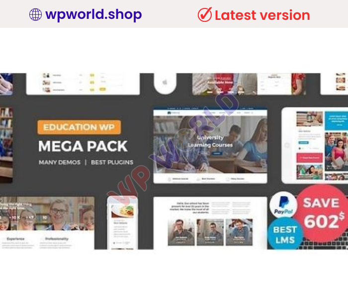 Education Pack – Education Learning Theme WP
