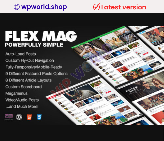 Flex Mag – Responsive WordPress News Theme