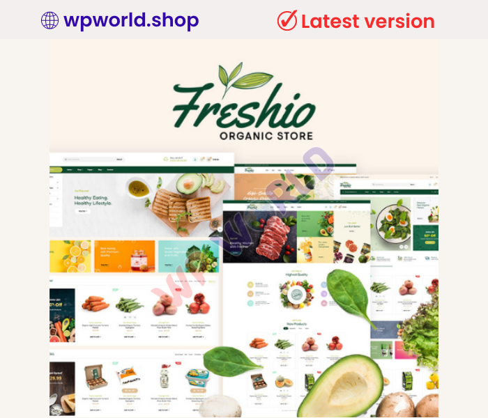 Freshio – Organic & Food Store WordPress Theme