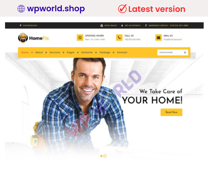 HomeFix – Plumber, Handyman Maintenance