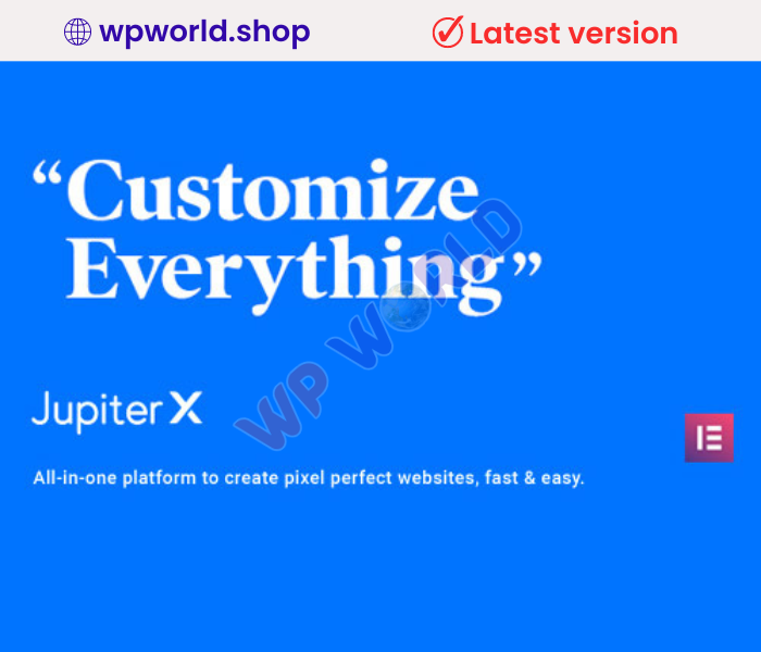 JupiterX – Multi-Purpose Responsive Theme