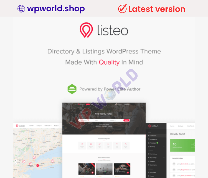 Listeo – Directory & Listings With Booking WordPress Theme