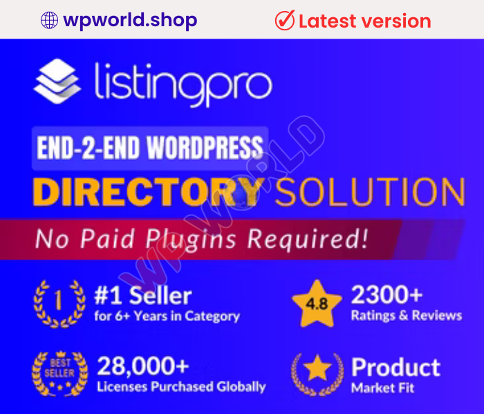 ListingPro – Directory & Listing WordPress Theme