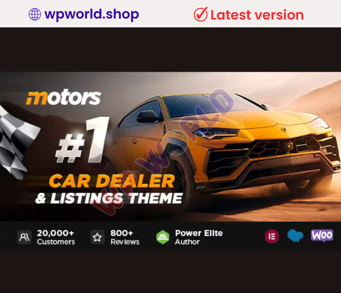 Motors WordPress Theme