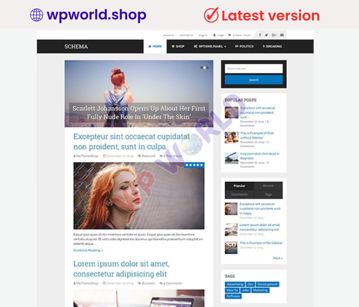 MyThemeShop Schema WordPress Theme