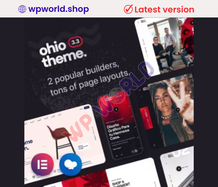 Ohio – Creative Portfolio & Agency WordPress Theme