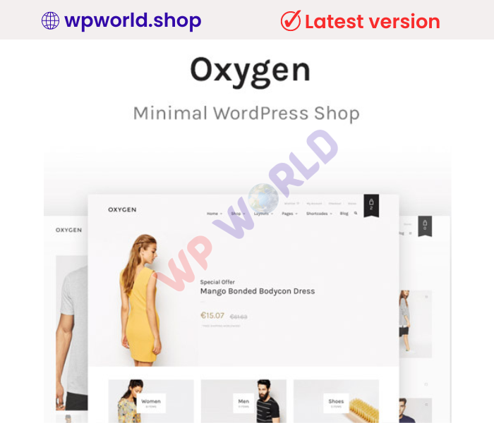 Oxygen – WooCommerce WordPress Theme
