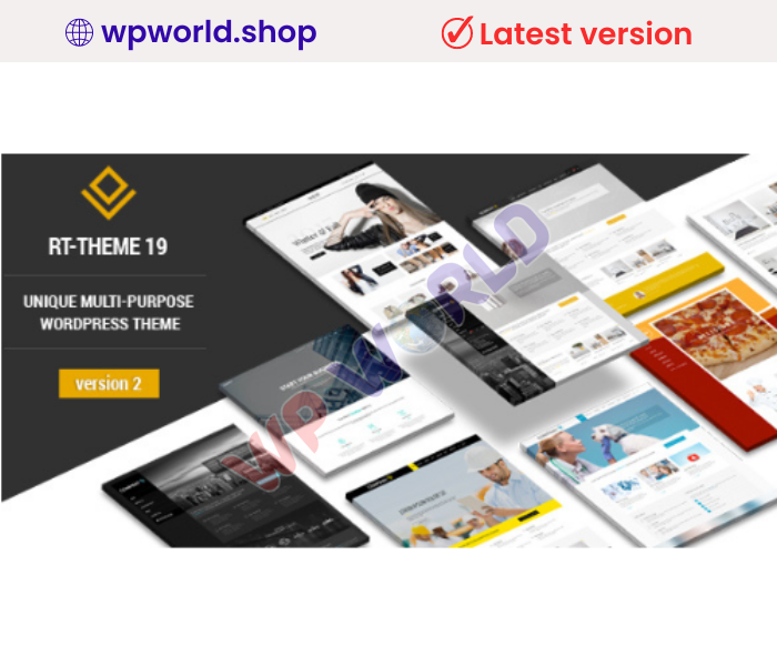 RT-Theme 19 | Multi-Purpose WordPress theme