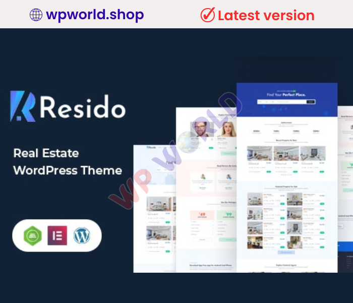 Resido – Real Estate WordPress Theme