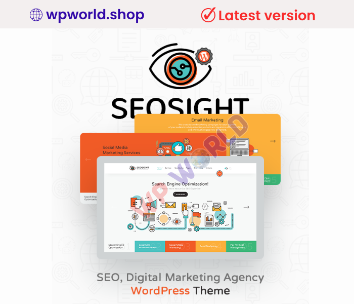 Seosight – SEO, Digital Marketing Agency WP Theme with Shop