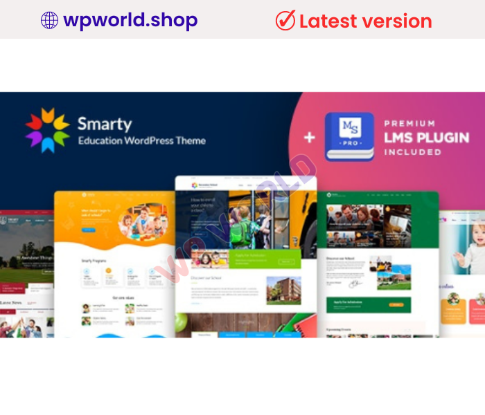 Smarty – School Kindergarten WordPress theme