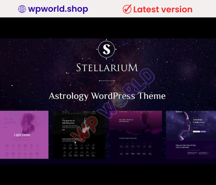 Stellarium – Horoscope and Astrology WordPress Theme