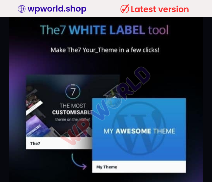 The7 — Website and eCommerce Builder for WordPress