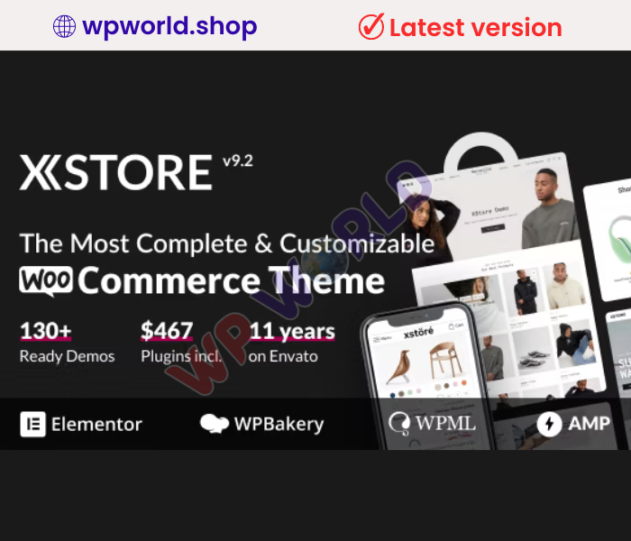 XStore – Responsive Multi-Purpose WooCommerce Theme
