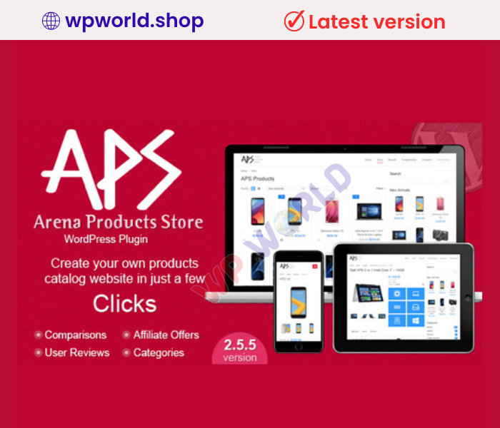 Arena Products Store | WordPress Plugin