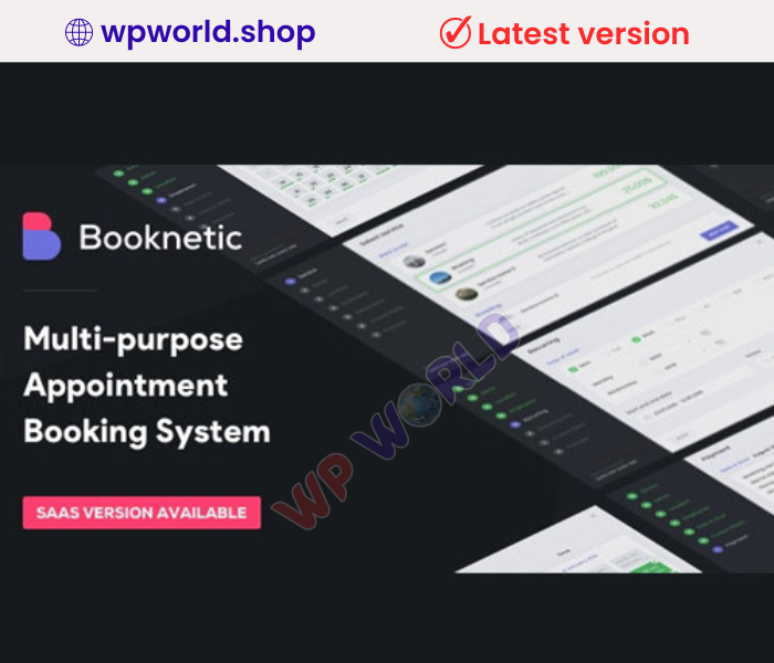 Booknetic – WordPress Booking Plugin for Appointment Scheduling