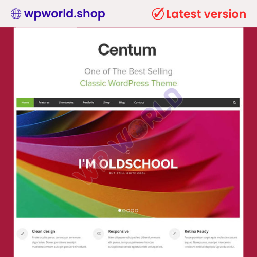 Centum – Responsive WordPress Theme