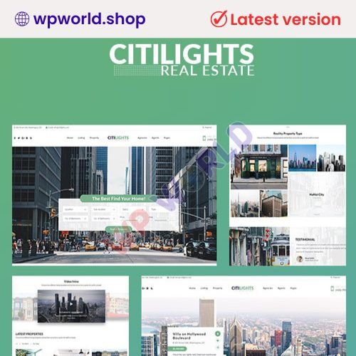 CitiLights – Real Estate WordPress Theme
