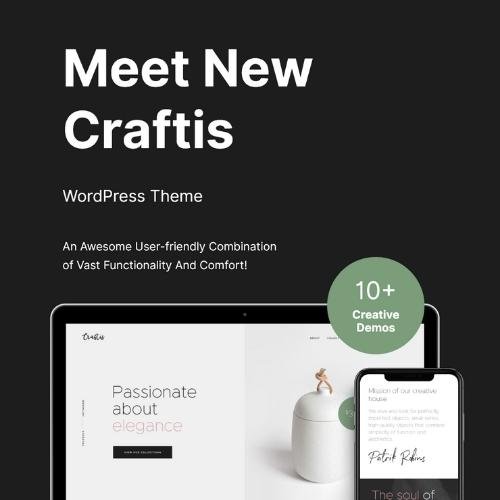 Craftis – Handcraft & Artisan WordPress Theme
