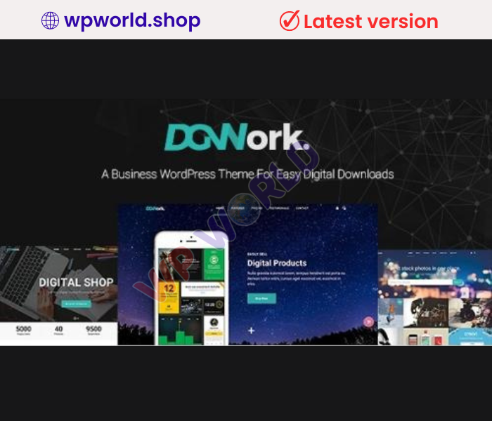 DGWork – Business Theme For Easy Digital Downloads