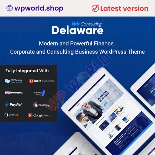 Delaware – Consulting and Finance WordPress Theme
