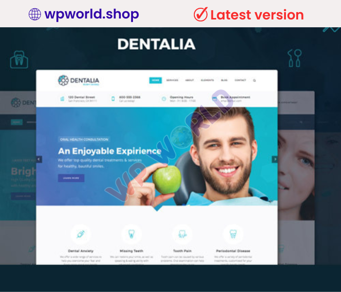 Dentalia | Dentist & Medical WordPress Theme