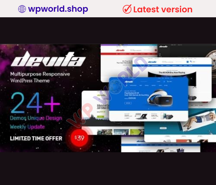 Devita – Multipurpose Theme for WooCommerce