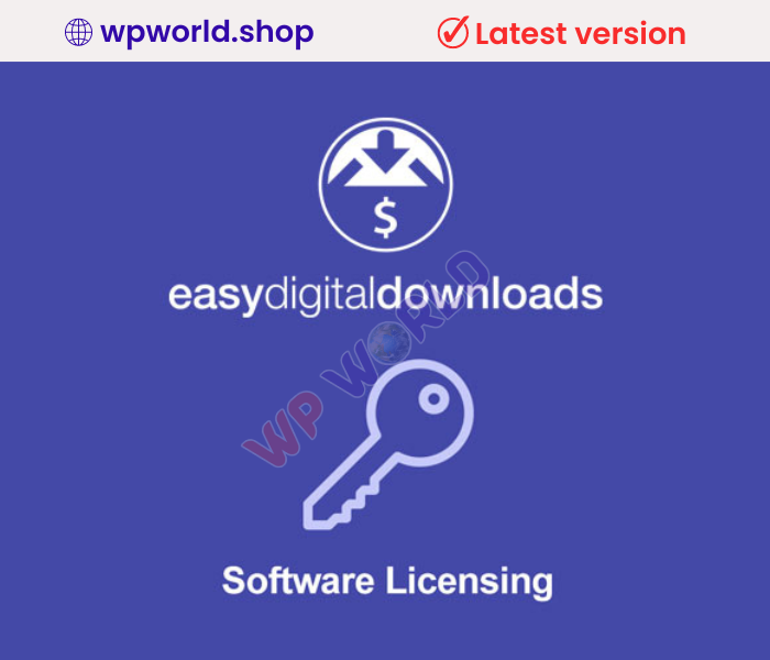 Easy Digital Downloads Software Licensing