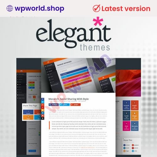 Elegant Themes Monarch Social Media Sharing