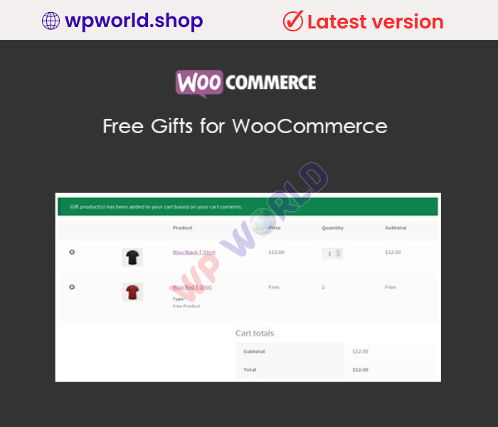 Free Gifts for WooCommerce