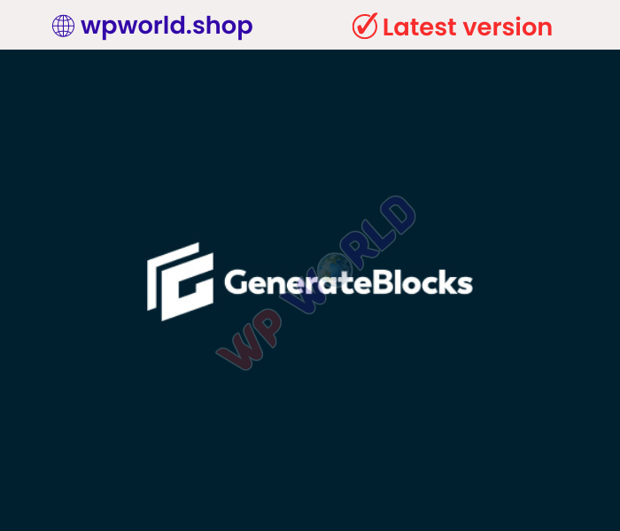GenerateBlocks Pro GenerateBlocks Pro