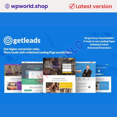 Getleads High-Performance Landing Page WordPress Theme