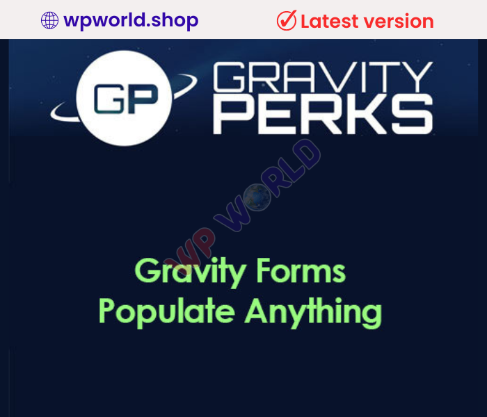 Gravity Forms Populate Anything