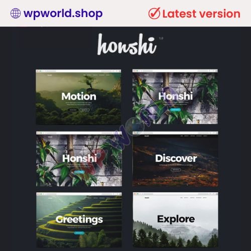 Honshi – WordPress Elementor Theme for Agencya