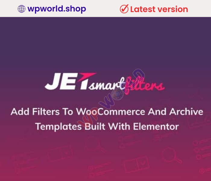 JetSmartFilters For Elementor