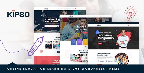 Kipso – Education LMS WordPress Theme