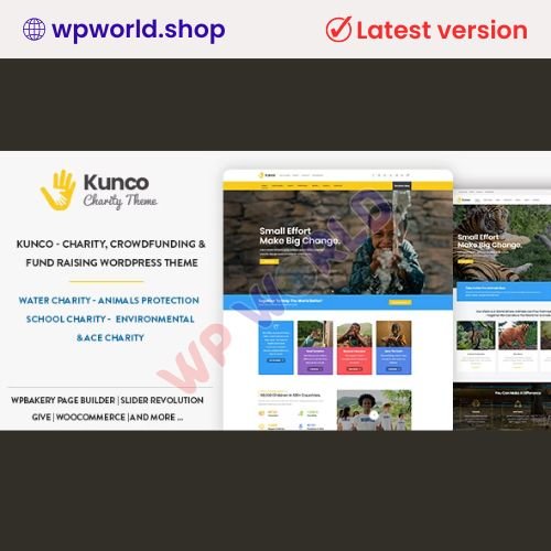 Kunco – Charity & Fundraising WordPress Theme