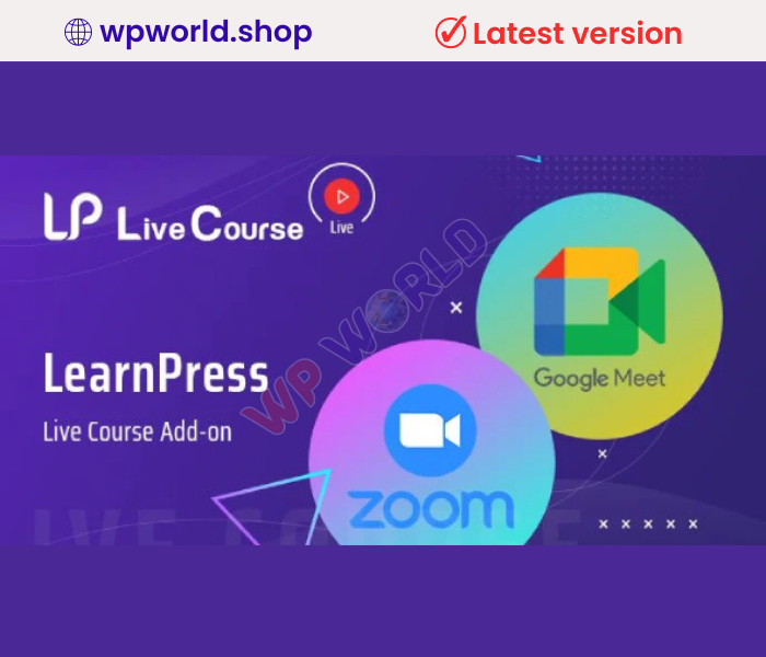 LearnPress – Live Course Add-on