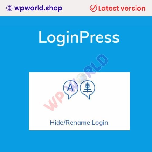 LoginPress Hide Rename Login