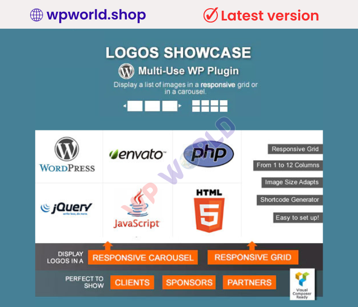 Logos Showcase | Multi-Use Responsive WP Plugin