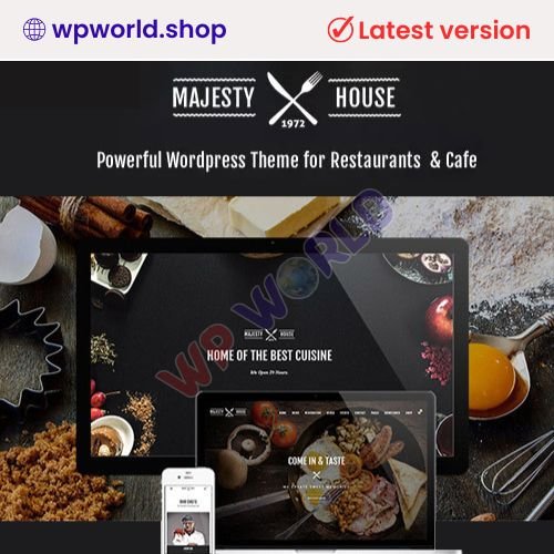 Majesty – Restaurant WooCommerce WordPress Theme