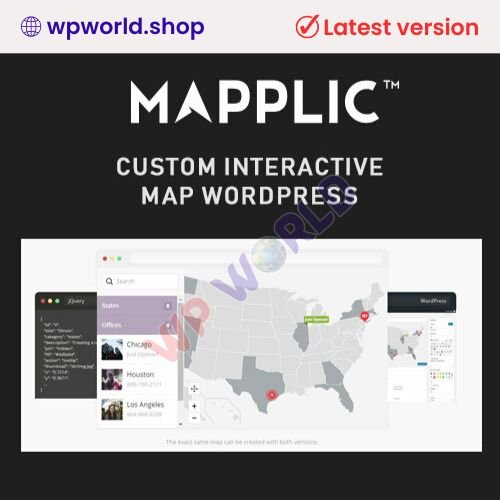 Mapplic – Custom Interactive Map WordPress Plugin