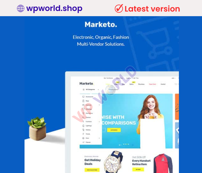 Marketo – eCommerce & Multivendor Marketplace Woocommerce WordPress Theme